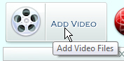 To convert a video into a different format click the 'Add Video' button to choose the video to convert